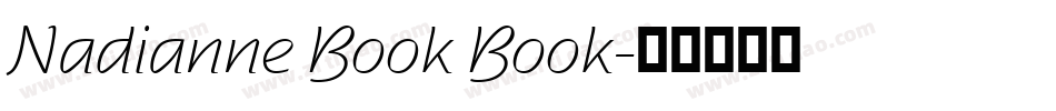 Nadianne Book Book字体转换